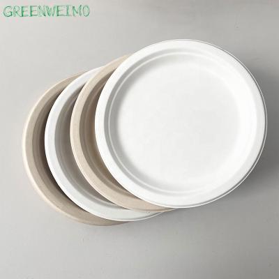 China Disposable Environmental Friendly Biodegradable Food Sugarcane Bagasse Disposable Disposable Dishes Packaging Dishes for sale