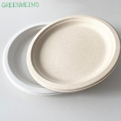 China Disposable Custom Compostable 100% Packaging Dinnerware Sets Disposable Wedding Dishes for sale