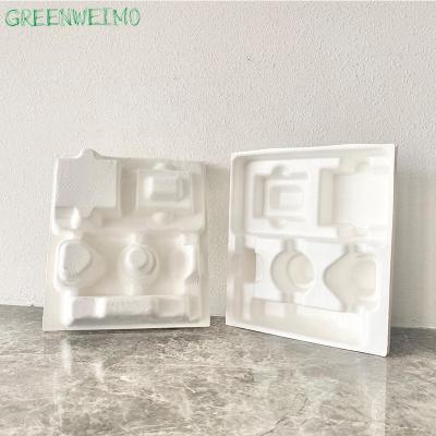 China Eco Friendly Recycled Molded Materials Pulp Sugarcane Bagasse Packaging Biodegradable Box For Electronics for sale