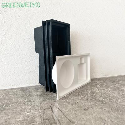 China Disposable Eco-Friendly Stored Eco-friendly Biodegradable Cosmetic Containers Bagasse Insert Other Packaging Materials Products for sale