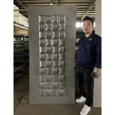 China Galvanized Steel Coil Sheet Door Skin Mdf Hdf Galvanized-sheet-metal-manufacturing-machine for sale