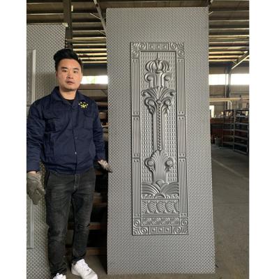 China Fabrication 0.5mm thick metal sheet 304 stainless steel house iron door panel for sale