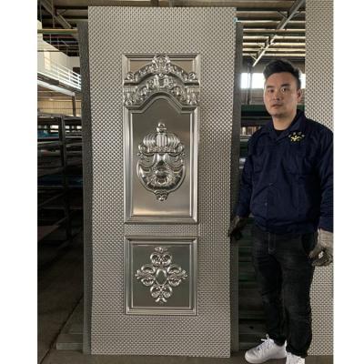 China ABYAT Moulded Exterior Steel Door Skin Pakistan Press Machine Plate Door Skin For Flush Door for sale