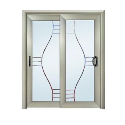 China ABYAT Hotel Shower Bathroom Glass Sliding Doors Tempered Glass Aluminium Bathroom Door for sale