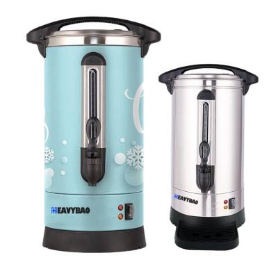 China 304 Heavybao Colorful Single Layer Double Layer Boiler Electric Multi Color Coffee Percolators Stainless Steel Coffee Maker for sale