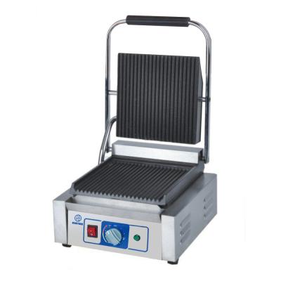 China Heavybao Commercial Electric Snack Series Thru Flat Fluted Steak Grill Sandwich Griddle Touch Grill 305*370*190mm for sale