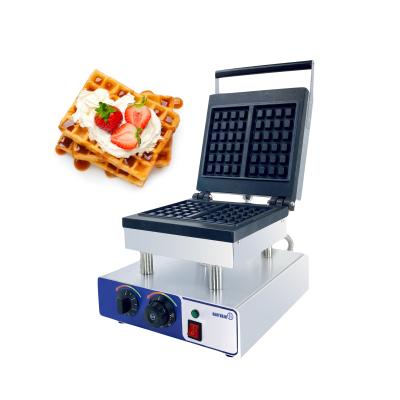 China Commercial Electric Heavy Duty Lolly Waffle Non-Stick Maker For Waffle Baker Machine Sale Adjustable Kitchen Equipment Snack Thermostat for sale