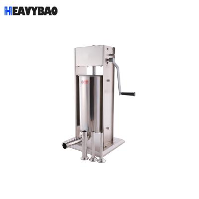 China Hotels Heavybao Stainless Steel 304 Electric Manual Sausage Stuffer Sausage Filling Machine 15l for Wholesale for sale