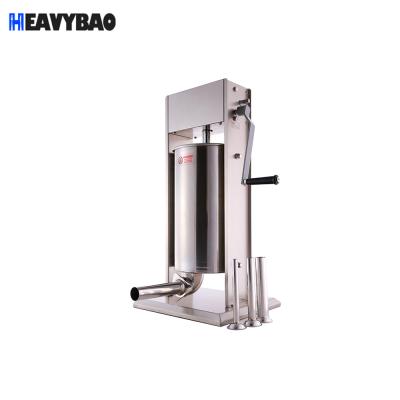 China Hotels Heavybao Vertical Automatic Electric Pneumatic Sausage Stuffer Filler Twister Making Machine for sale