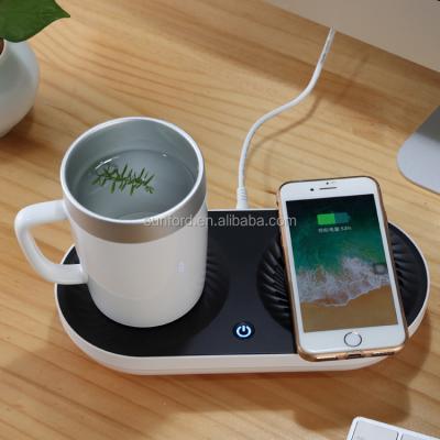 China Promotional Financial Institutions Tending 2021 Unique Smart Cooling Heating Luxury Cup Holder Christmas Gift Sets for sale