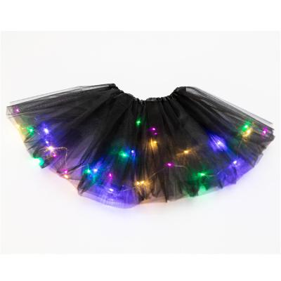 China Hot Sale High Quality Multi Color Dance Skirt Adult And Child Led Skirt Light Christmas Dress Led TUTU Skirt for sale