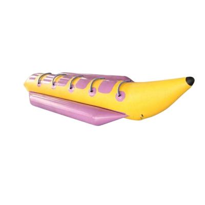 China Water sports wholesale outdoor high quality inflatable PVC 5 person towable tube flyfish inflatable tube banana boat for water play for sale