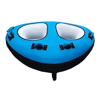 China Super Comfortable Water Sports Tow Tube 2 Person Triangle Tube Ski Inflatable Towable Tube FOR Water Sport for sale