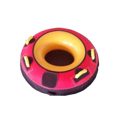 China Outdoor Winter PVC Rubber Tube Multi Rider Inflatable Snow Tubing With Cover Sled Ski Snow Inflatable Tube for sale