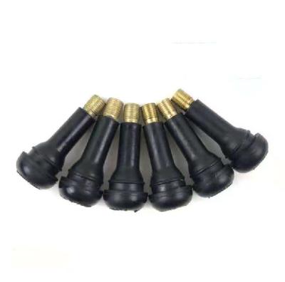 China Rubber Air Leakage Prevention TR12 / TR18 Valve For Automobile Inner Tube for sale