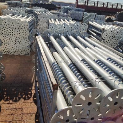 China Solar Ground Mounting System Factory Galvanized Anchors Earth Ground Anchor for sale