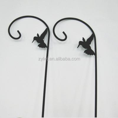 China European Garden Decoration Steel Shepherd Hook for sale