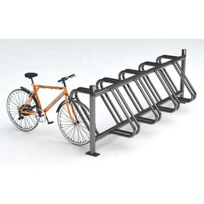 China Stop the bike in the bike pulic steel stand for sale