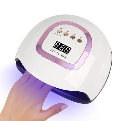 China SUNT5 MAX LED Nail Lamp 114W Luxury UV Lamp For Nail Dryer Gel Polish 10/30/60/99s Polish Drying Timer Sensor Auto Manicure Tool for sale