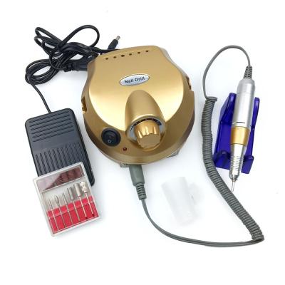 China Professional Fashion 25000rpm 202 Nail Drill Machine Manicure Set Electric Nail Drill Bit Polisher For Gel Polish Grinding Files for sale