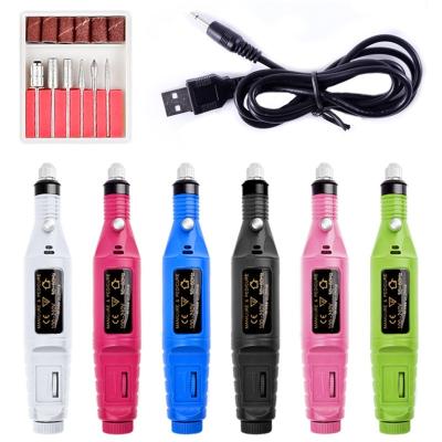 China Luxury smart portable nail drill for sale rechargeable 20000RPM electric nail drill for sale