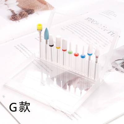 China Easy Apply Universal Diamond Ceramics Nail Drill Bits Milling Cutter Nail Polisher Grinding Dead Skin Remover Manicure Pedicure Nail Tools for sale