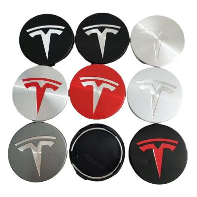 China New Fashion 4PCS 56mm (2.2 Inch) Wheel Center Hub Caps Cover Tesla Model 3 Y Wheel Screws Cap Dust Cover Access for sale