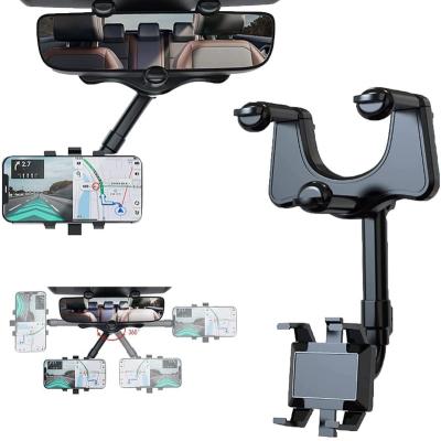 China 2022 Rotating and Retractable Mobile Phone Car Holder - Rear View Mirror Phone Holder, Car Phone Holder Mount, 360 Degree Rotation Adjustment for sale