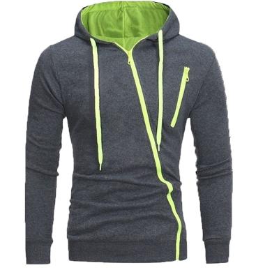 China Anti-wrinkle European and American autumn style men's jacquard sweater hoodie long-sleeved casual sports shirt jacket for sale