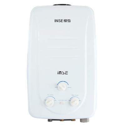 China Inse Series-BB9 6L CBU SKD Hotel 2021 Hot Selling CKD Gas Natural Instant Water Heater Tankless Gas Geyser for sale