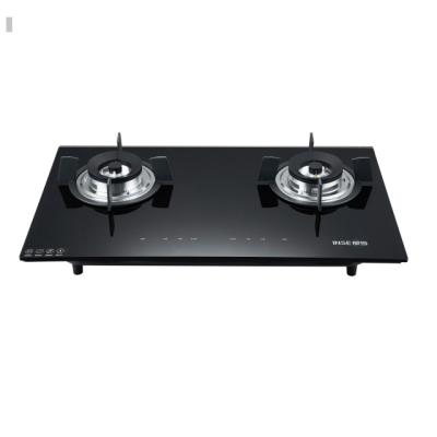 China Hotel Intelligent built-in gas hob/Tempered Glass /2burners/ smart voice control/Q1807(B)-AI for sale