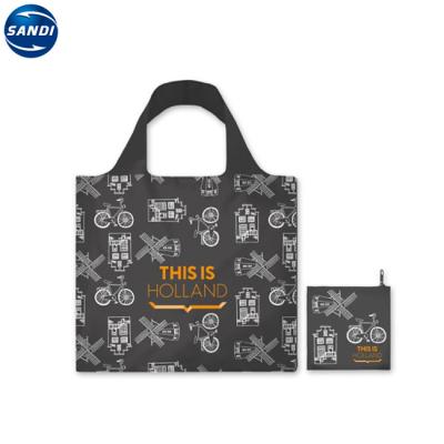 China Folding wholesales hot sale custom foldable cheap promotional nylon shopping bag for sale