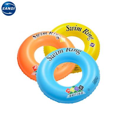 China Toy Custom PVC Plastic Inflatable Donut Baby Neck Swim Ring for sale