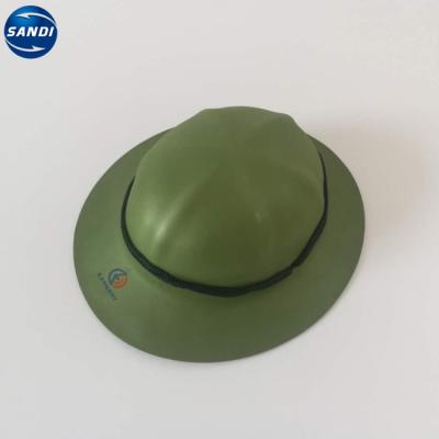 China breathable & Waterproof Promotional Custom LOGO Printed Safari EVA Plastic Hat for sale