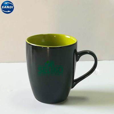 China Sustainable Promotional Custom Coffee Porcelain Mug With LOGO for sale