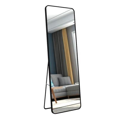 China Minimalist 65*22inch 60*150cmHuge cute aluminium frame custom decorative full length floor bathroom wall mirror for sale