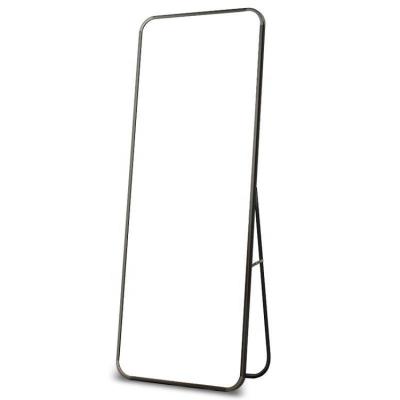 China Large Art Decor Floor Standing Mirror Full Body Mirror Hotel Salon Spa Home Espejo Wall Mirror for sale