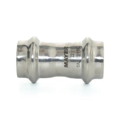 China Equal Mating Water Pipeline SS304 / 316L Stainless Steel Fitting for sale