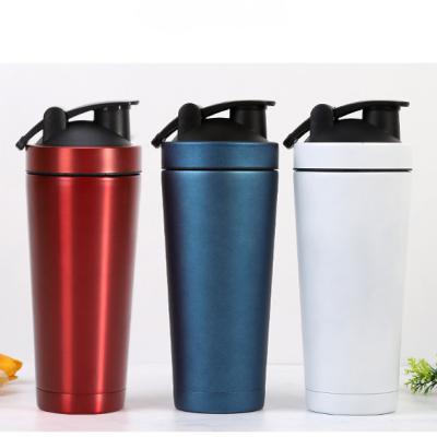 China Contemporary Hot Mixer Shaker Bottle, Durable 304 Stainless Steel Protein Coffee Shaker Insulated Sale Portien Water Bottle. for sale