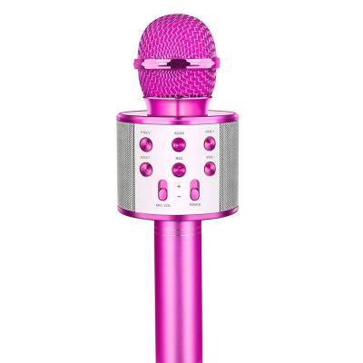 China WS858 Handheld Microphone Karaoke Microphone, Wireless Speaker Microphone For IOS Android Smartphone for sale