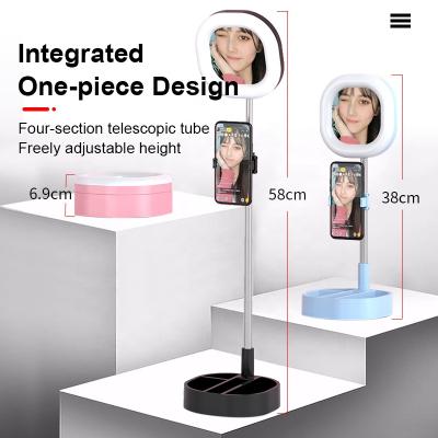 China Foldable Y3 Photo Video Shooting Makeup Led Selfie Ring Light, Fill Light For Makeup Mirror Live Camera Photography for sale