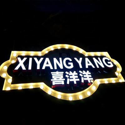 China Buildings Customized Giant Luminous Wedding 4ft Large Signage Metal Word Sign Waterproof Luminous Love Party Event Led Letters for sale