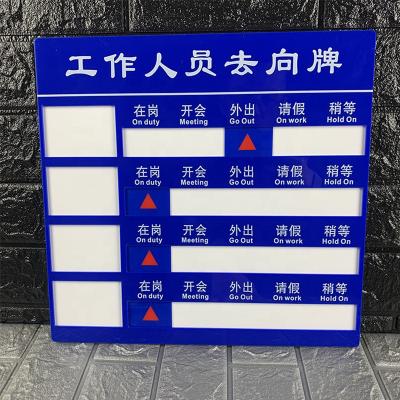 China Schools spot personalization company, on-the-job government staff administrative staff and post-mail status signs for sale