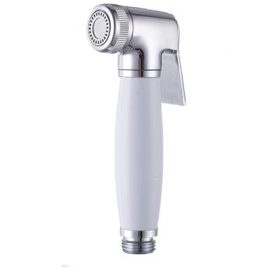 China Single spout+shattaf Handheld Chrome Bathroom Toilet Sprayer Bidet Spray Diaper Sprayer Wholesale Toilet Self-cleaning Shower for sale