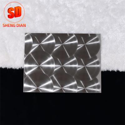 China Decorative Wall Panel Stainless Steel 3D Metal Laser Design Pattern Sheets For Building for sale