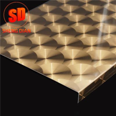 China Decoration China Manufacturer Wall Decoration Oem Astm 201 Cold Rolled Stainless Steel Sheet Plate With 3D Laser for sale