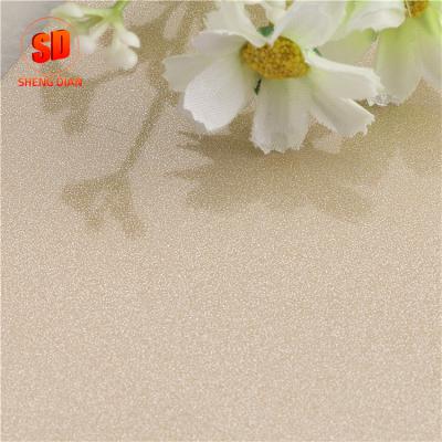 China Decoration Decorative Bead Blown Ti-Brass Finish Champagne Gold Stainless Steel Sheet , Sand Blown Finish 304 Stainless Steel Plate for sale