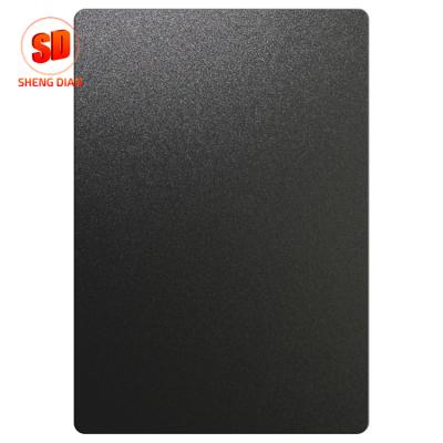 China Decoration Quality Guarantee 201 Sand Blast Black Stainless Steel Sheet, Matt Finished Bead Blast Stainless Steel Sheet for sale