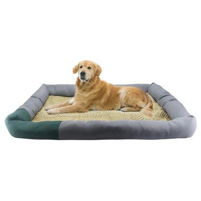 China Washable Pet Stored Outdoor Summer Dog Cooling Mat Anti Slip Soft Comfortable Bed Cushions for sale