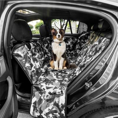 China Camouflage Waterproof Dog Seat Cover For Cars 4-in-1 Car Seat Protector Waterproof Hammock For Backseat for sale